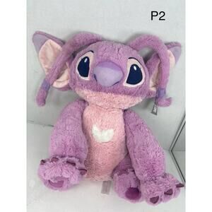 Disney Parks Lilo & Stitch Angel Pink Purple 15.75” Stuffed Plush Toy NWT